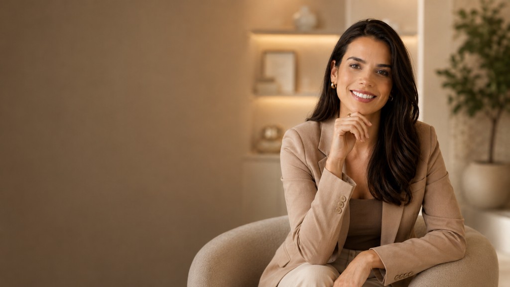 Dra. Marina Vasconcelos em consultório dermatológico